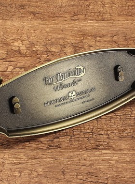 哈利波特魔杖展架周边摆架魔法棒正版展示架纯金属铜支架摆件