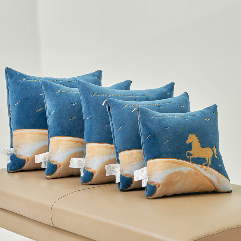 抱枕被子两用2024新款冬天季加厚靠背毯子二一枕头被,淘宝优惠券,粉丝福利购,淘宝优惠卷