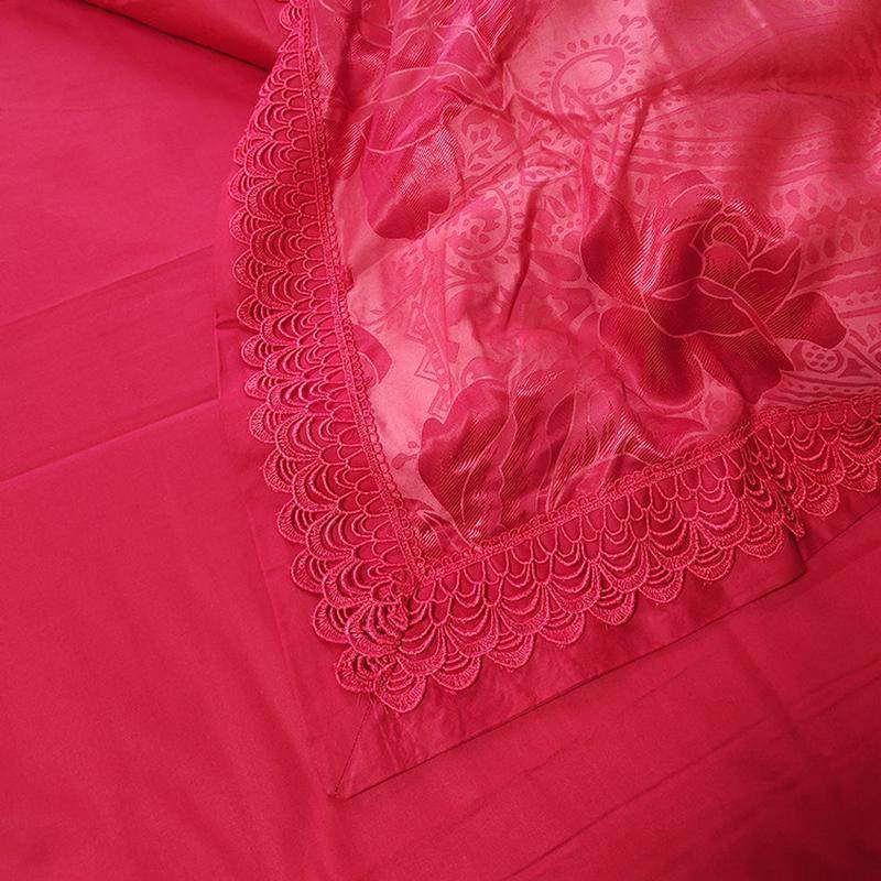 婚庆床品套件特卖 正红色四件套 六件套纯棉印花床单式结婚套件,淘宝优惠券,粉丝福利购,淘宝优惠卷