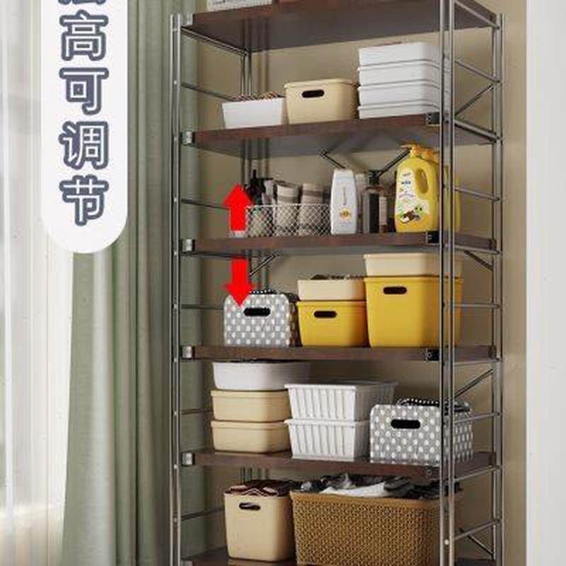 日式货架置物架落地架客厅展示架超市储物架厨房收纳架阳台储物柜,淘宝优惠券,粉丝福利购,淘宝优惠卷