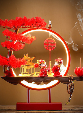 结婚摆件礼物送新人情侣闺蜜新娘婚房婚庆创意装饰品高档新婚礼品