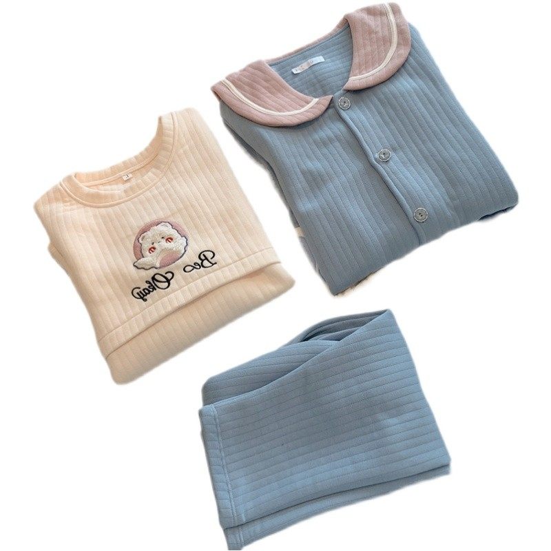 月子服三件套秋冬季纯棉产后空气棉加厚哺乳春秋产妇喂奶孕妇睡衣,淘宝优惠券,粉丝福利购,淘宝优惠卷