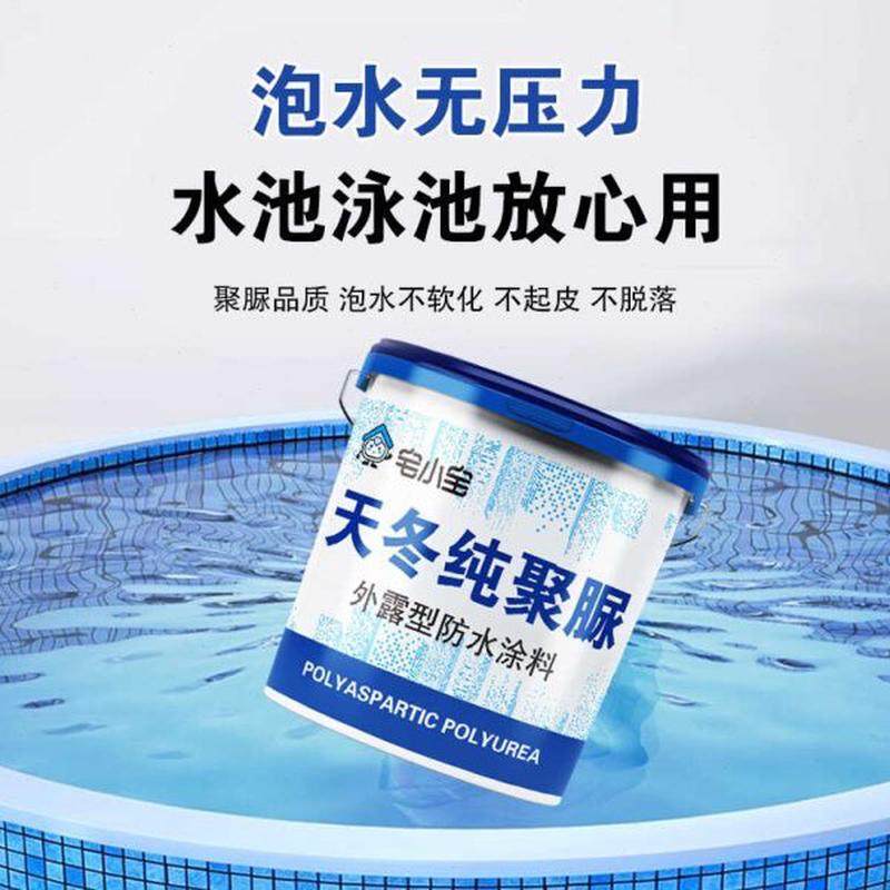 天冬聚脲屋顶防水涂料顶楼裂缝渗漏水鱼池水池地下室专用防潮材料,淘宝优惠券,粉丝福利购,淘宝优惠卷