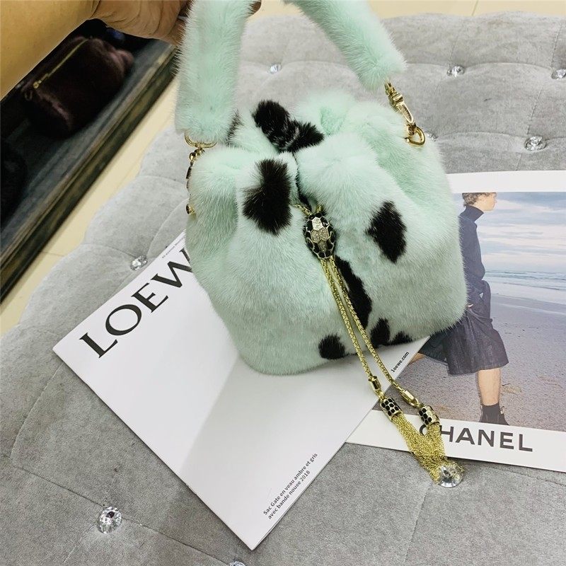 蛇头水桶包链条抽绳包草整皮单肩包手拎斜跨休闲,淘宝优惠券,粉丝福利购,淘宝优惠卷