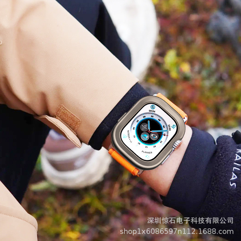 金属保护套适用苹果手表iwatchultra手表壳钛合金二合一保护壳49 - 图2