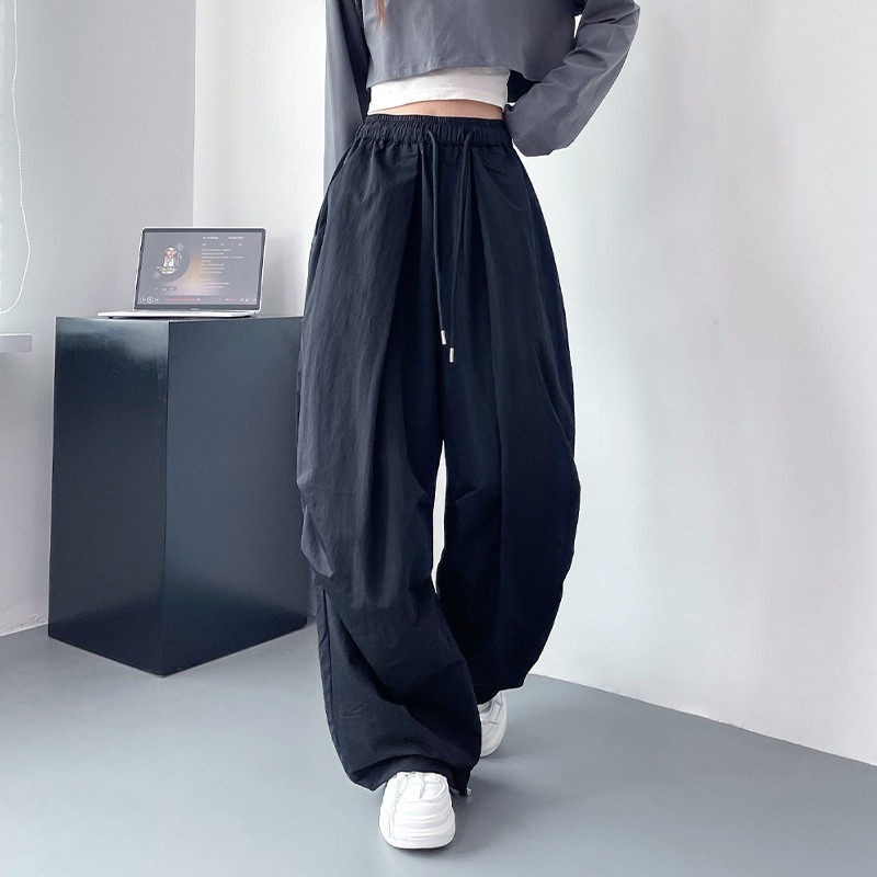 阔腿裤女秋季新款大码胖mm宽松显瘦慵懒风垂坠感拖地裤,淘宝优惠券,粉丝福利购,淘宝优惠卷