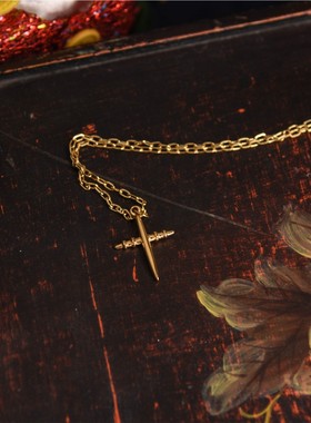 【疯人院】但求欢喜，难得糊涂。小众设计感锁骨链女夏高级感