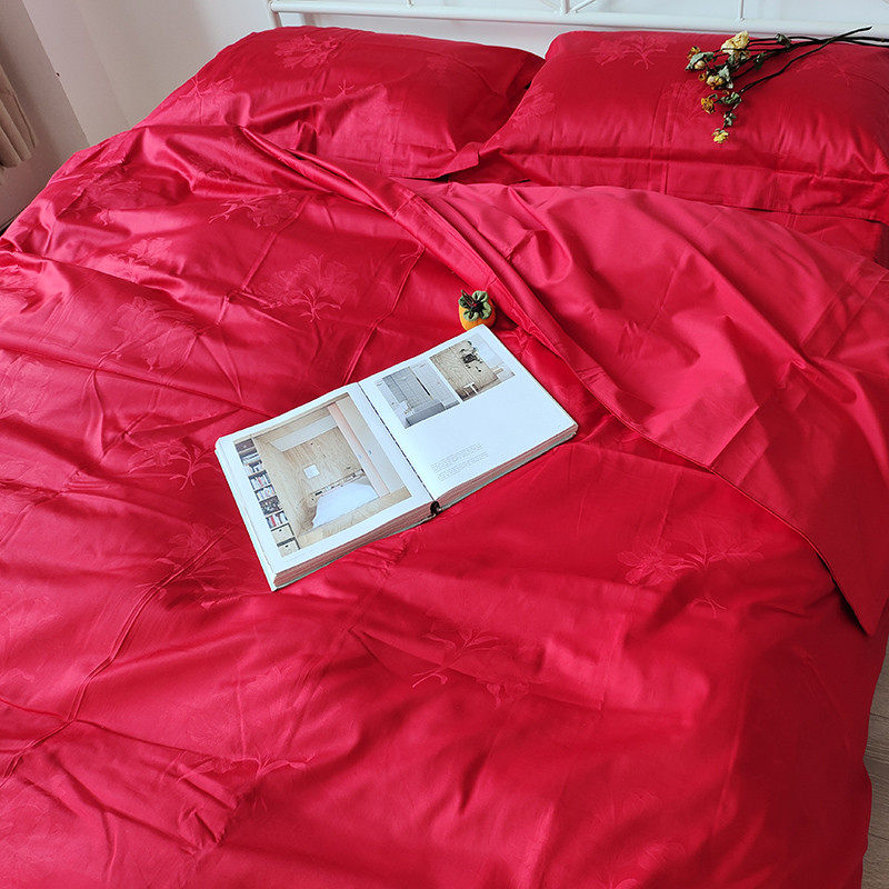 婚庆床品套件特卖 正红色四件套 六件套纯棉印花床单式结婚套件,淘宝优惠券,粉丝福利购,淘宝优惠卷