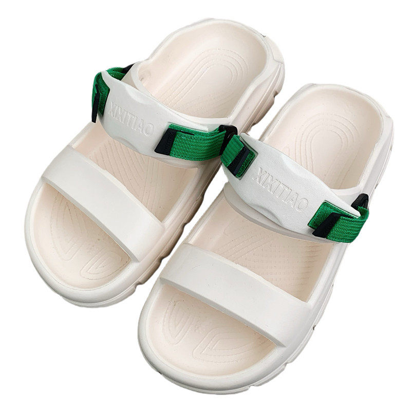 细细条 街头风潮酷百搭情侣双带拖鞋夏户外时尚防臭沙滩凉鞋男女,淘宝优惠券,粉丝福利购,淘宝优惠卷