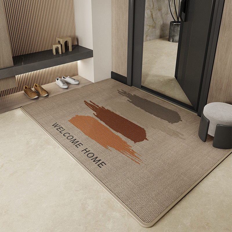 高级入户门地垫室外门垫门口地毯玄关门外脚垫亚麻耐脏蹭脚垫定制,淘宝优惠券,粉丝福利购,淘宝优惠卷