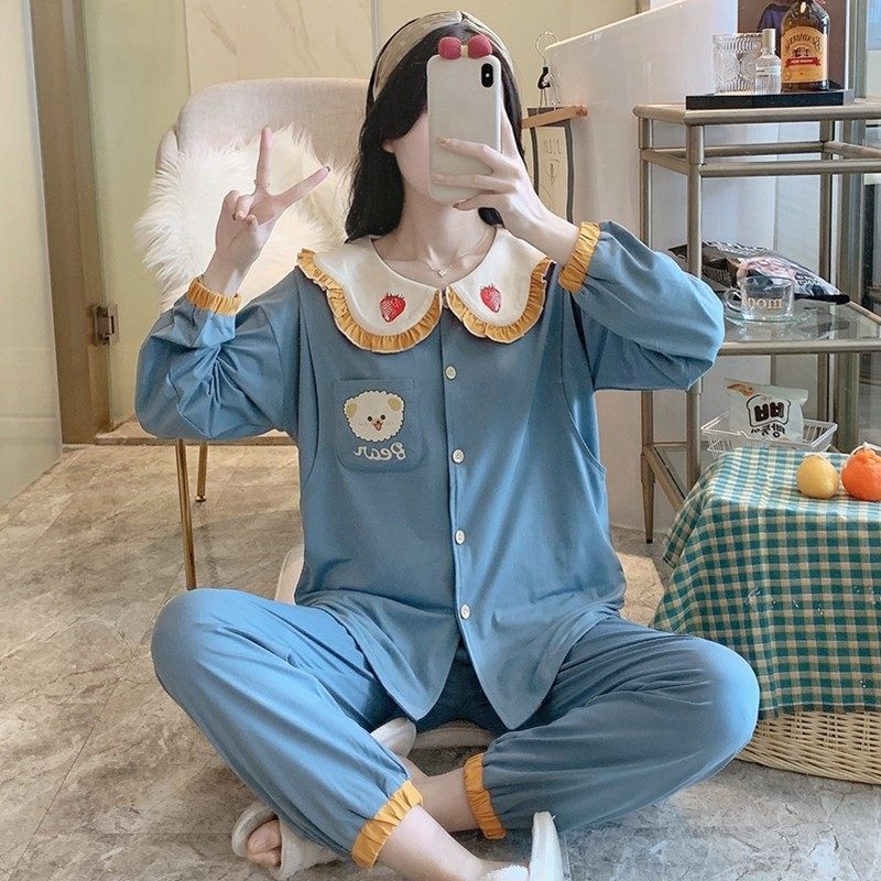 孕妇睡衣夏季薄款两件套八月份月子服夏款产后纯棉哺乳春秋天坐月,淘宝优惠券,粉丝福利购,淘宝优惠卷