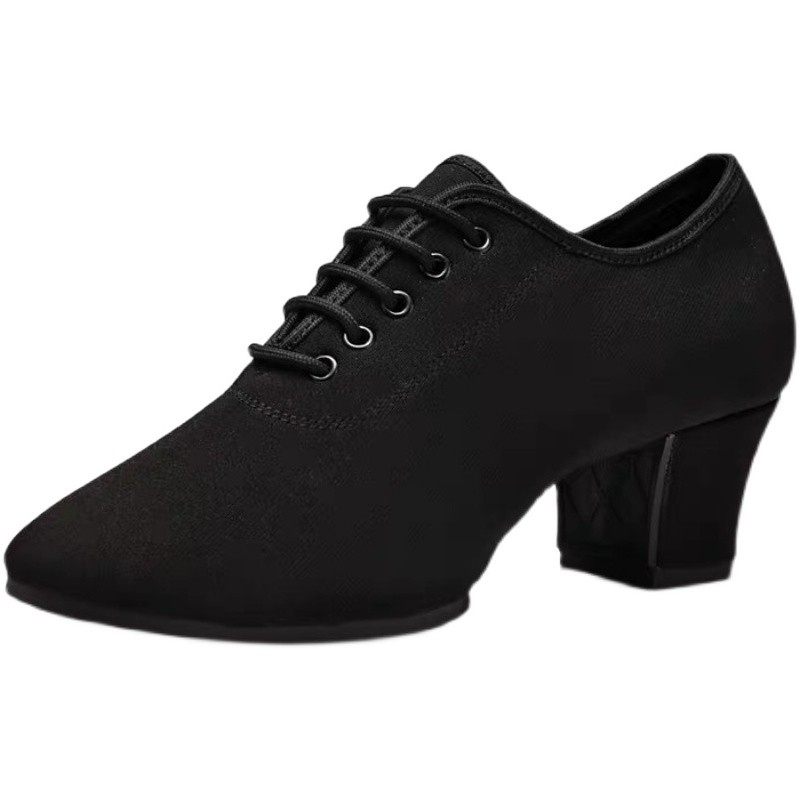 成人形体鞋带跟练功鞋拉丁舞鞋舞蹈鞋牛津布模特走秀鞋软底培训鞋,淘宝优惠券,粉丝福利购,淘宝优惠卷
