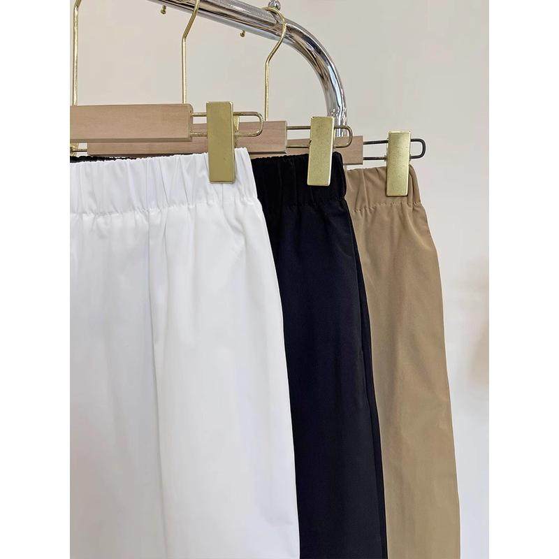 2025春季新款大码女直筒显瘦百搭时尚松紧腰九分阔腿裤,淘宝优惠券,粉丝福利购,淘宝优惠卷