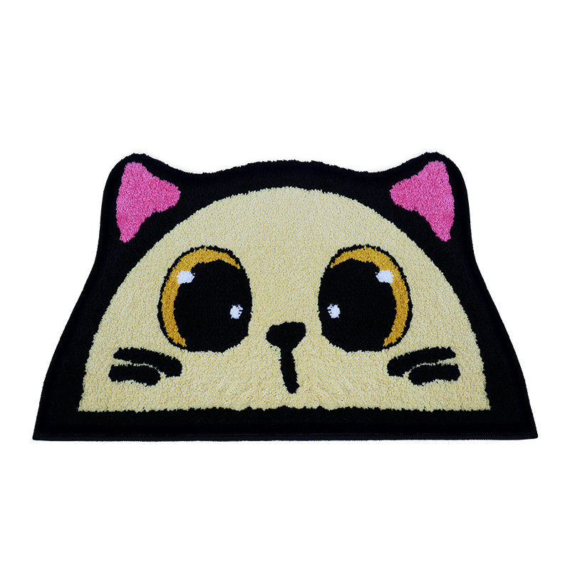 植绒卡通可爱入户门地垫浴室防滑吸水地垫家用门口踩脚垫地毯门垫,淘宝优惠券,粉丝福利购,淘宝优惠卷