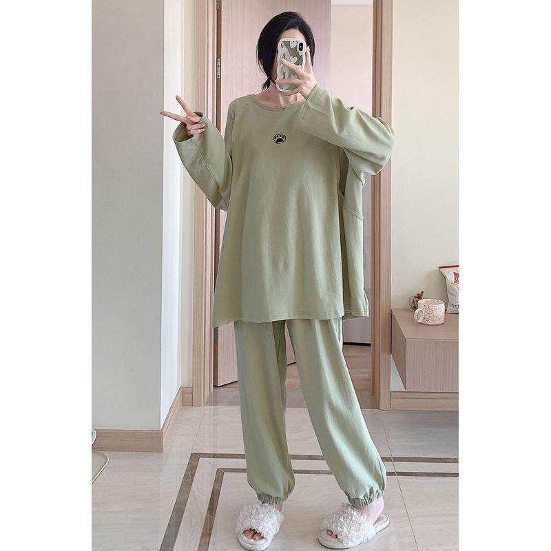 月子服春秋产后纯棉孕妇睡衣产妇3月份4喂奶哺乳居服加肥200斤,淘宝优惠券,粉丝福利购,淘宝优惠卷