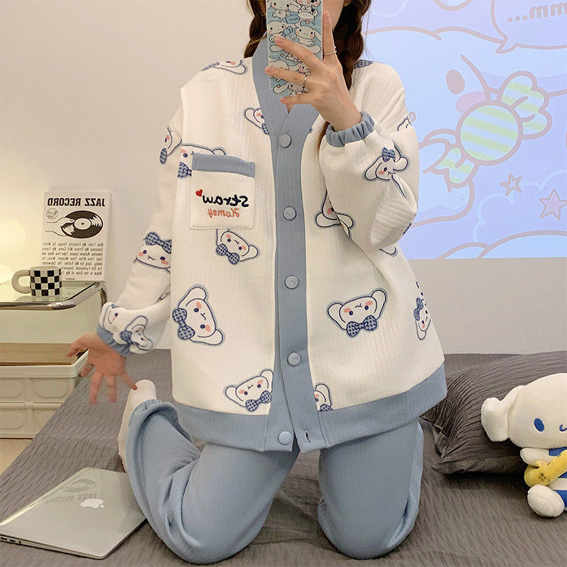 秋冬季月子服春秋产后十月份10空气棉孕妇孕期睡衣哺乳居服套装,淘宝优惠券,粉丝福利购,淘宝优惠卷