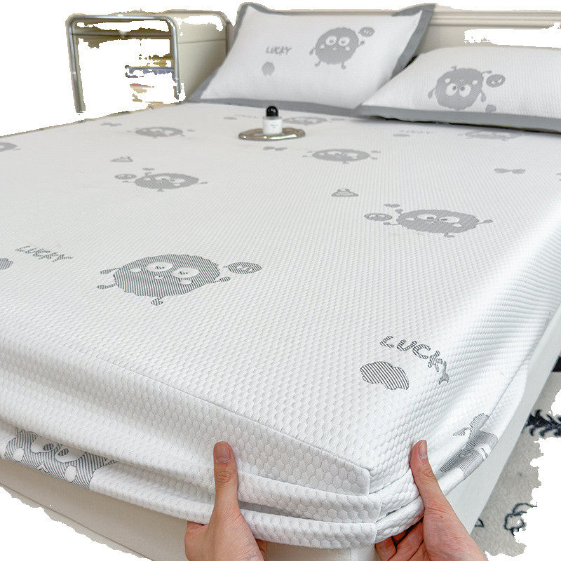 2025新款冰豆豆凉席床笠单件夏季凉感冰丝床垫套榻榻米保护罩床罩,淘宝优惠券,粉丝福利购,淘宝优惠卷