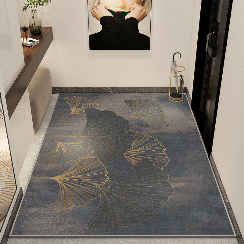 高级感并蒂莲入户门玄关地垫入户耐脏进门脚垫可裁剪门垫大门地毯,淘宝优惠券,粉丝福利购,淘宝优惠卷