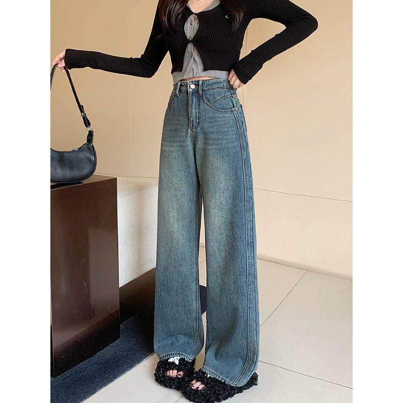 冉小柒胖mm大码2024秋冬新款加绒显瘦阔腿直筒,淘宝优惠券,粉丝福利购,淘宝优惠卷