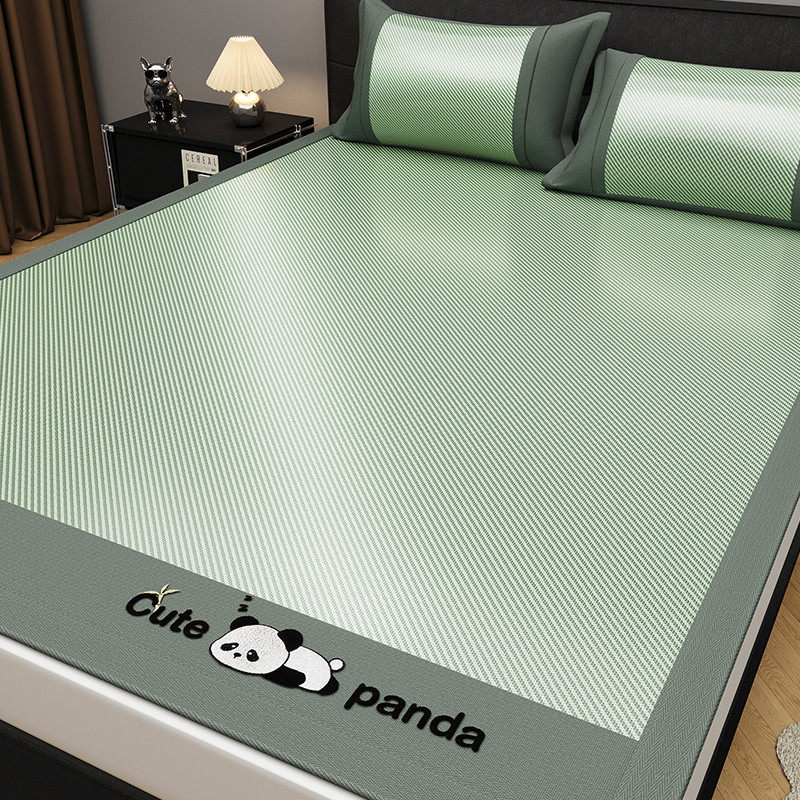 a类母婴级卡通冰丝凉席三件套可水机洗夏季软席子床笠款2025新款,淘宝优惠券,粉丝福利购,淘宝优惠卷