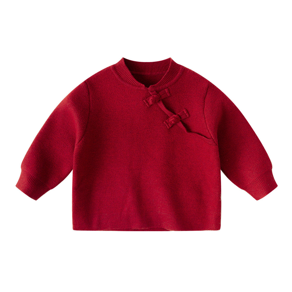 宝宝冬装儿童红色喜庆毛衣男童中国风女宝周岁冬款兄妹装,淘宝优惠券,粉丝福利购,淘宝优惠卷