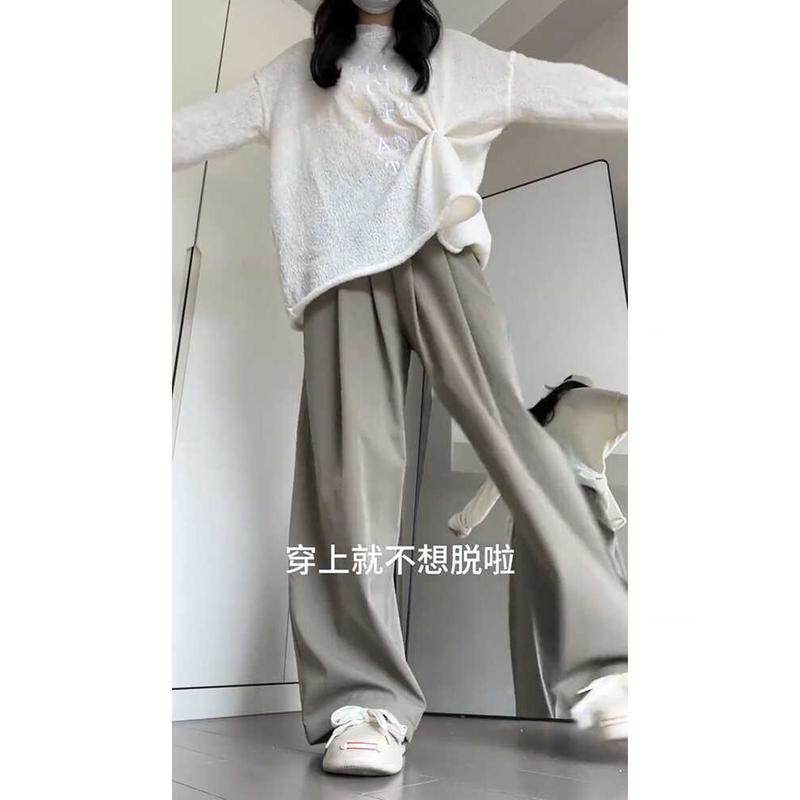 大码休闲山本裤女2025新款垂感遮胯显瘦胖mm梨型身材阔腿长裤,淘宝优惠券,粉丝福利购,淘宝优惠卷