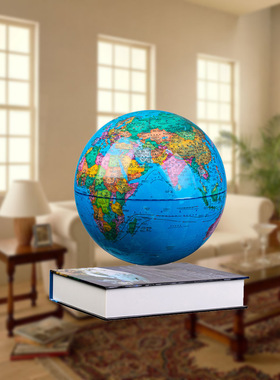 磁悬浮发光招财旋转悬空业送礼领导创意家居科技