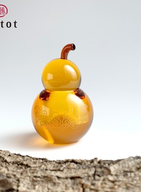 琉园创意水晶琉璃入户葫芦 连福带禄 业家居招财纳福