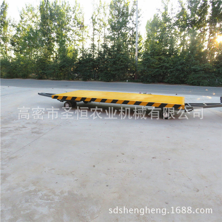 厂家  双向低平板拖车码头交通运输工具拖车工具车,淘宝优惠券,粉丝福利购,淘宝优惠卷