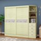 Simple wardrobe for rental house sliding door large wardrobe simple wardrobe household bedroom children storage storage cabinet