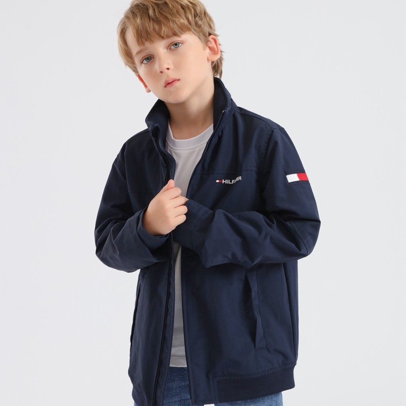 潮牌男童休闲夹克青少年立领防风外套儿童洋气户外防水冲锋衣,淘宝优惠券,粉丝福利购,淘宝优惠卷
