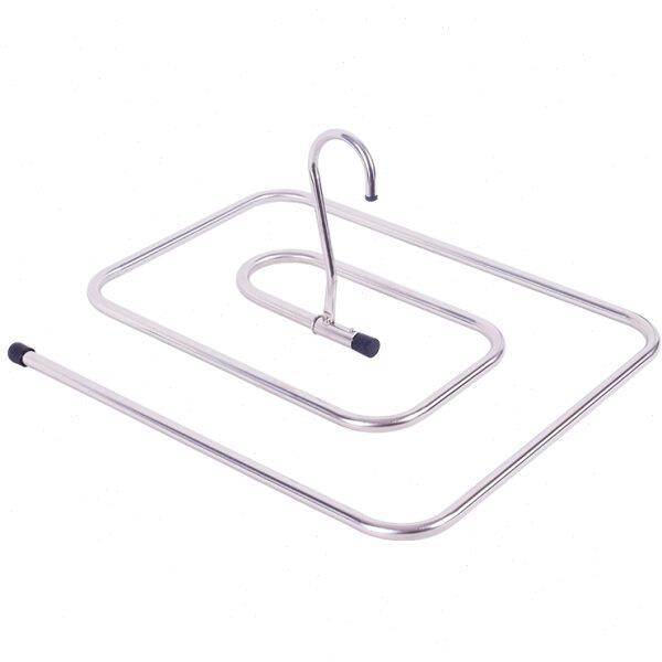 Stainless steel spiral clothes rack outside the window thickened cooling sheet quilt cover artifact household rotary folding quilt single rack