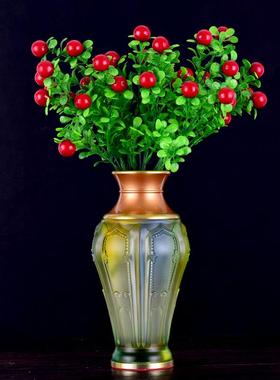 供奉佛前仿琉璃合金佛供具香炉果盘圣水杯长明灯花瓶室内复古套装