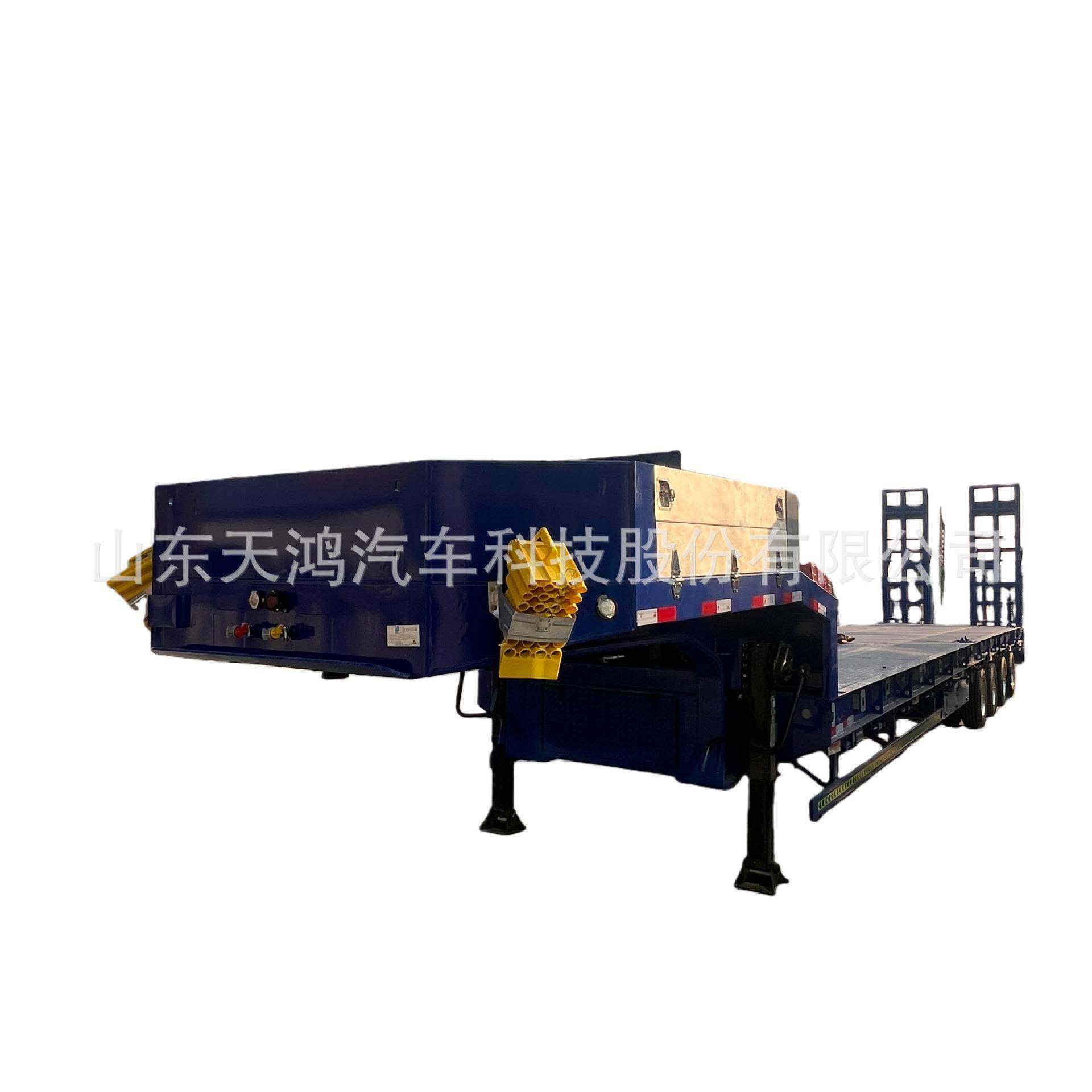 工厂生产直销出口出售低平板半挂车拖车液压绞盘重型大件运输挂车,淘宝优惠券,粉丝福利购,淘宝优惠卷