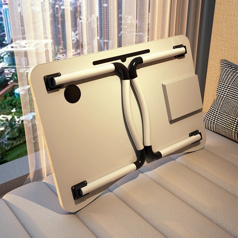 瑞典适宜家用床上小桌子可折叠电脑桌飘窗书桌家用学习桌板床上桌 - 图0