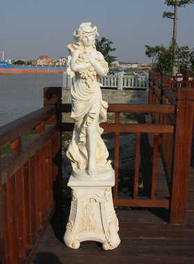 欧式仕女雕塑摆设花园人物别墅装饰古典景观落地立体雕像庭院摆件