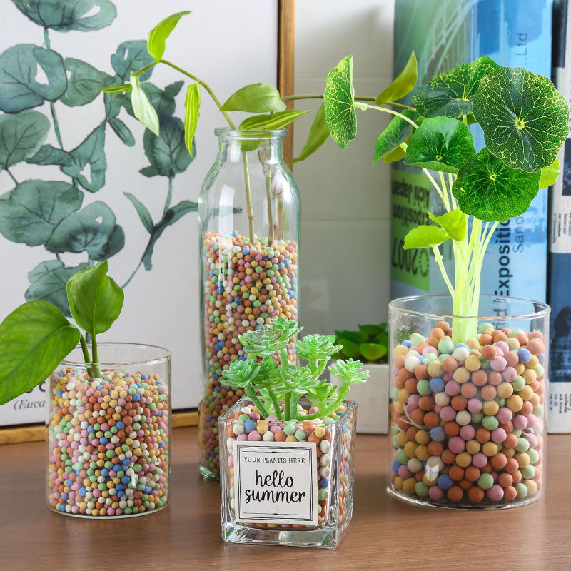 彩色陶粒颗粒花用垫底花卉铺面透气养花水培盆栽铺面石多肉营养,淘宝优惠券,粉丝福利购,淘宝优惠卷