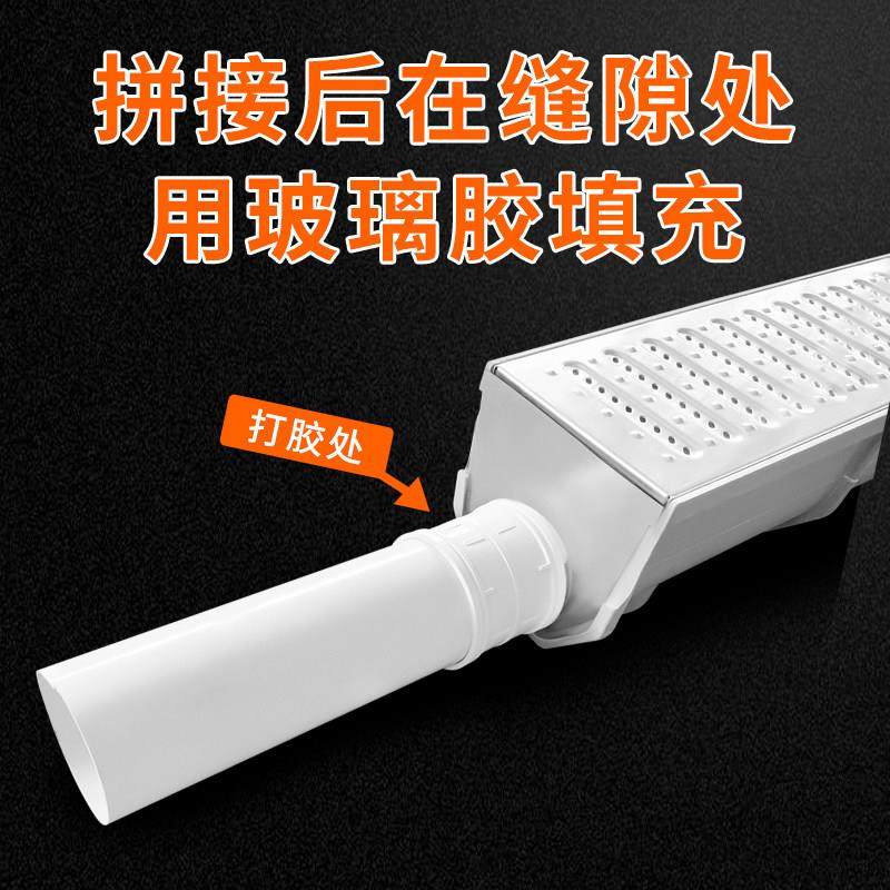 水沟配件304不锈钢下水接口 堵头 成品排水沟u型槽地沟水槽不锈钢,淘宝优惠券,粉丝福利购,淘宝优惠卷