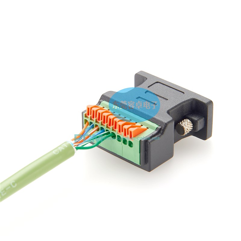 高精度9针串口CAN总线转换头DB9母头转9pin接线端子带120欧姆电阻 - 图3