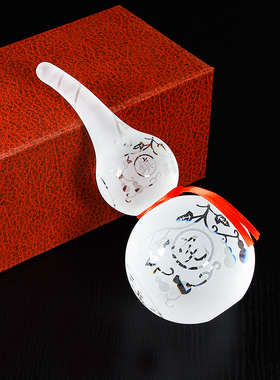 水晶葫芦中式摆件工艺品门口白葫芦客厅玄关门对门挂件家居装饰