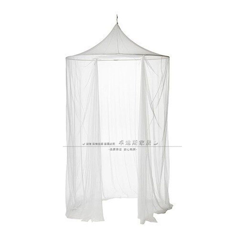 超大号圆顶家用蚊帐高端卧室简易双开门免打孔安装易拆洗吊挂床幔 - 图2