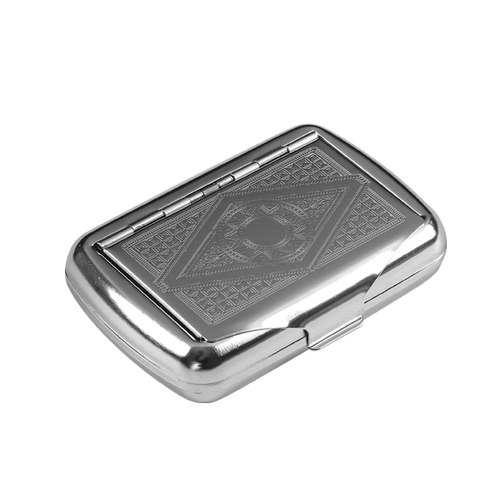 便携式金属烟盒橫夹烟丝盒保湿盒抗压 防潮 烟具盒保湿盒弹簧卡纸 - 图3