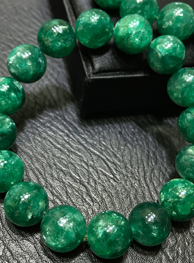 天然青龙云母手链祖母晶祖母绿锂云母绿超七男女水晶W饰品手串礼