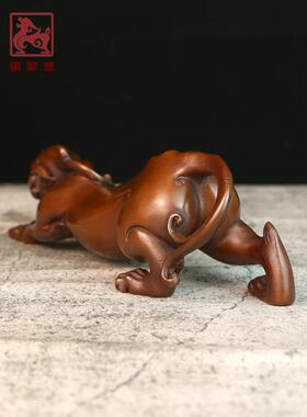 纯铜皮绣镇纸工艺品办公室研究全铜手工艺术装饰礼品饰品