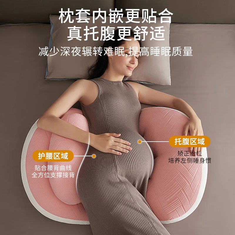 德国孕妇枕护腰侧睡枕托腹u型侧卧睡枕抱枕睡觉专用神器孕期靠枕 - 图1