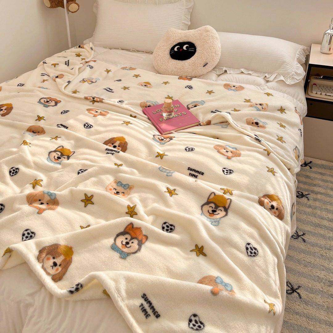 冬季加厚牛奶绒床单单瑚件绒法兰珊绒20251009毛毯被单单人加冬天,淘宝优惠券,粉丝福利购,淘宝优惠卷