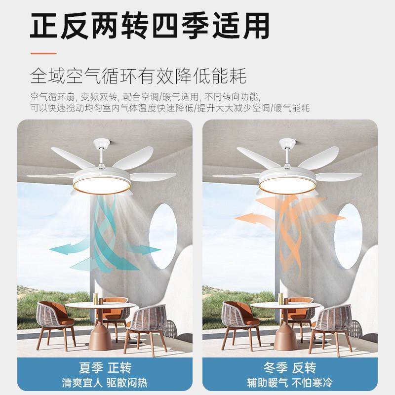 55寸现代风扇吊扇灯家客厅餐厅大客厅带电扇吊眼灯护吸灯顶用遥控,淘宝优惠券,粉丝福利购,淘宝优惠卷