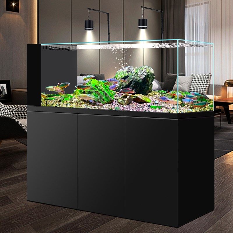 2024新款金晶超白玻璃工业风溪流缸生态免换水底滤造景客厅水草缸,淘宝优惠券,粉丝福利购,淘宝优惠卷