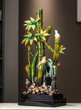 节节升招财富贵竹子客厅旺宅电视柜领导办公室乔迁新居礼品