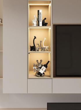 创意瓷鹿家居饰品摆奢风客厅饰玄关酒柜HBH-B4.2电视柜房陶间改造